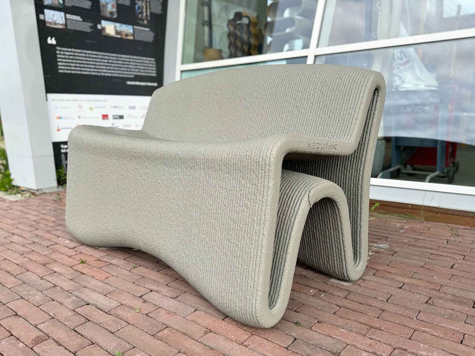 3D-printed street furniture