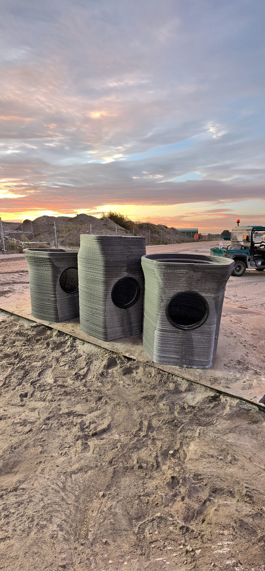 3D-printed manholes
