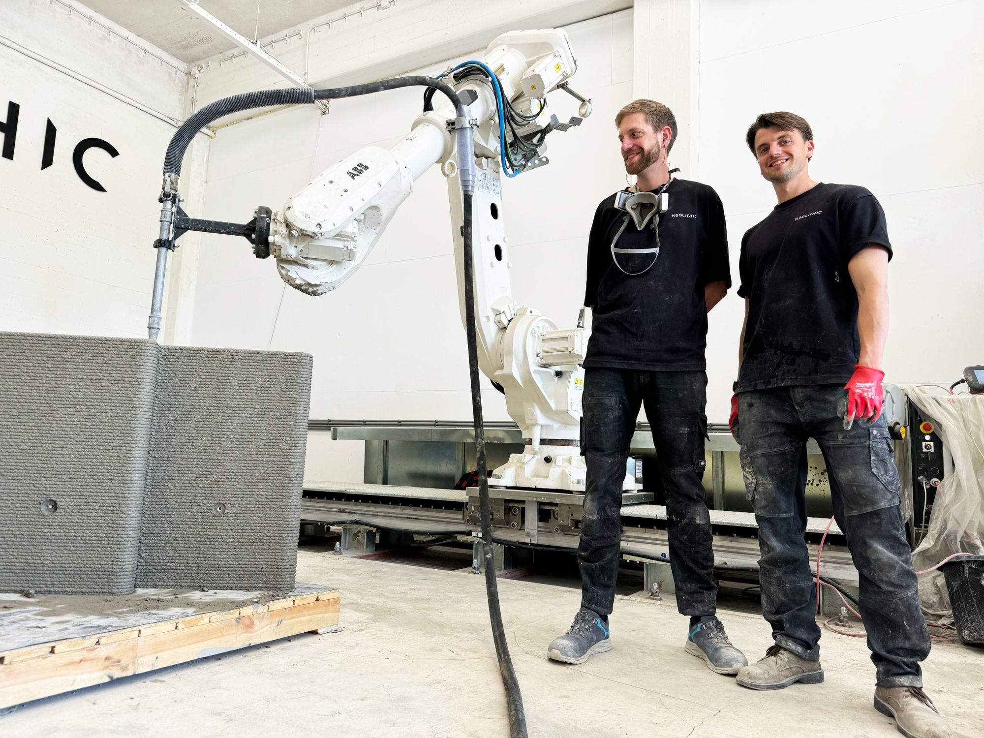 The team at work in Haarlem