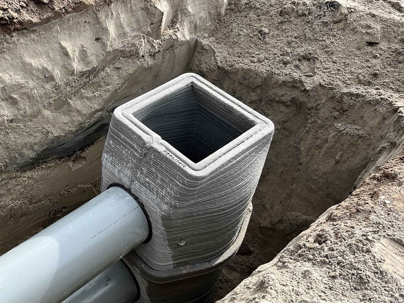 3D-printed manholes